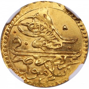 Turkey 1 Zeri Mahbub AH 1203//13 / 1800 AD - Selim III (1789-1807) - NGC MS 65