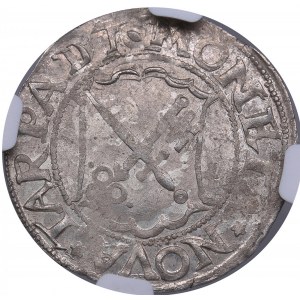 Dorpat Ferding ND - Hermann II Wesel (1552-1558) - NGC MS 63