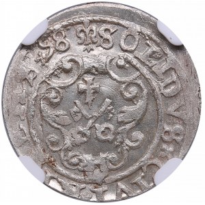 Riga, Poland Solidus 1598 - NGC MS 64