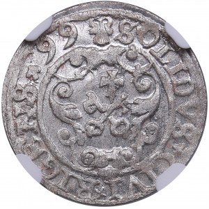 Riga, Poland Solidus 1599 - Sigismund III (1587-1632) - NGC MS 65