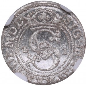 Riga, Poland Solidus 1621 - Sigismund III (1587-1632) - NGC MS 67