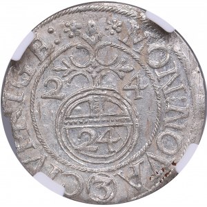 Riga, Sweden 1/24 Taler 1624 - NGC MS 64