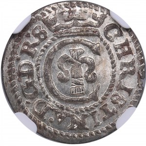 Riga, Sweden Solidus 1644 - Kristina (1632-1654) - NGC MS 66