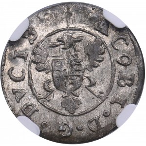 Courland, Poland Schlling 1642 - Jacob Kettler (1642-1681) - NGC MS 63