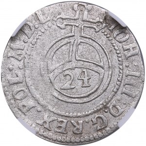 Courland, Poland 1/24 Taler 1687 - NGC AU DETAILS