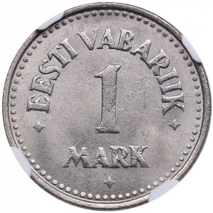 Estonia 1 Mark 1922 - NGC MS 64