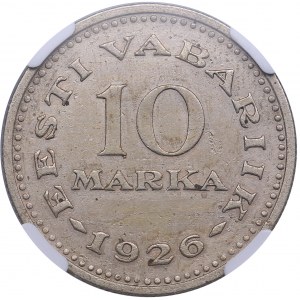 Estonia 10 Marka 1926 - NGC AU 58