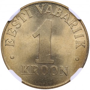 Estonia 1 Kroon 1998 - NGC MS 66