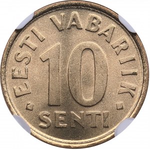 Estonia 10 Senti 2002 - NGC MS 67