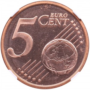Estonia 5 Euro Cent 2016 - NGC MS 64 RD