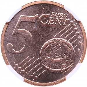 Estonia 5 Euro Cent 2018 - NGC MS 67 RD