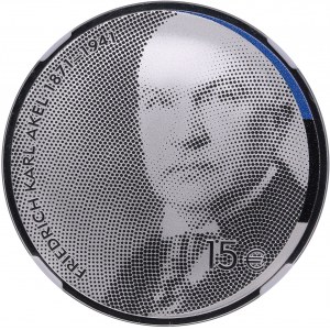 Estonia 15 Euro 2021 - Friedrich Karl Akel - 150th Anniversary of Birth - NGC PF 70