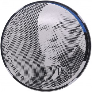 Estonia 15 Euro 2021 - Friedrich Karl Akel 150th Anniversary of Birth - NGC PF 70