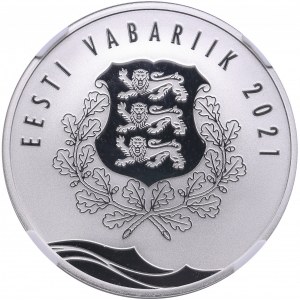 Estonia 8 Euro 2021 - Hanseatic Pärnu - NGC PF 70 ULTRA CAMEO