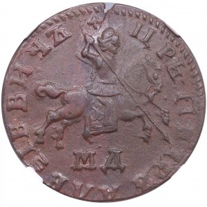 Russia Kopeck MД (1710) - NGC AU 58 BN