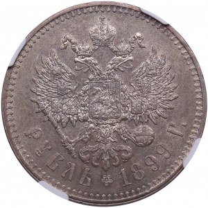 Russia Rouble 1899 ** - NGC AU 58