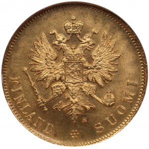 Finland, Russia 10 Markkaa 1913 S - NGC MS 65
