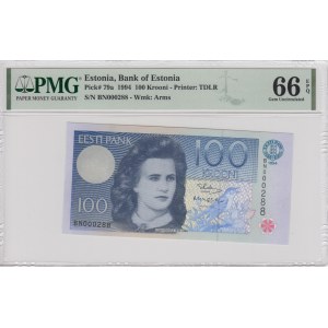 Estonia 100 Krooni 1994 - PMG 66 EPQ Gem Uncirculated