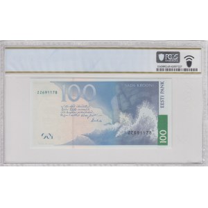 Estonia 100 Krooni 2007 ZZ - Replacement - PCGS 65 PPQ GEM UNC