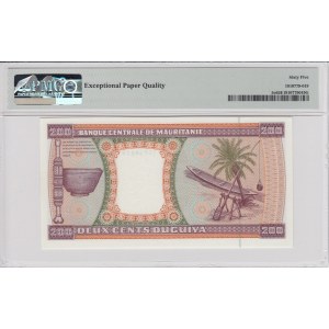 Mauritania 200 Ouguiya 1985 - PMG 65 EPQ Gem Uncirculated