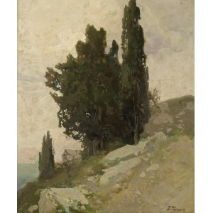 Iwan Trusch (1869 Wysotsk - 1940 Lemberg), Krim-Landschaft