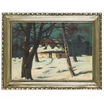 Mieczysław Korwin-Piotrowski (1869 Kamieniec Podolski - 1930 Lwów), Winterlandschaft