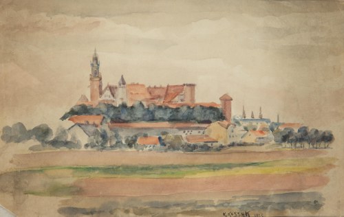 Karol Kossak (1896 Lwów-1975 Ciechocinek), Wawel, 1923 r.