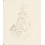 Bronislaw Jamontt (1886 Dokudowo -1957 Torun), A pair of sketches: Trees and Church.