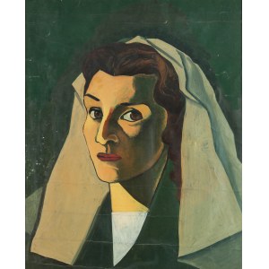 Jan Zach (1914-1986), Frau im Grünen