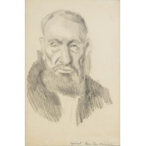 Stanislaw Kamocki (1875 Warschau - 1944 Zakopane), Kopf eines alten Mannes mit Bart (des Vaters des Künstlers), um 1910.