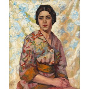 MN (first half of 20th century), Woman in kimono
