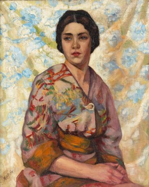 MN (I poł. XX w.), Kobieta w kimonie