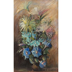 Czesław Zawadziński (1878-1936), Blumen in einer Vase