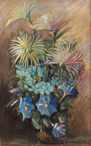 Czesław Zawadziński (1878-1936), Kwiaty w wazonie