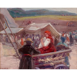 Leon Kowalski (1870 Kijów - 1937 Kraków), Scena rodzajowa