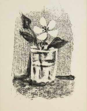 Pablo Picasso (1881 Malaga - 1973 Mougins), Flowers in Glass No6, 1950