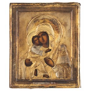 Icon of the Mother of God of Vladimir, Russia, 19th / 20th century.