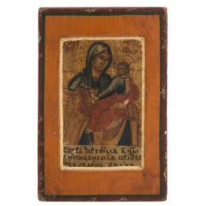 Ikone - Mutter Gottes, Russland, 2. Hälfte des 19. Jahrhunderts.