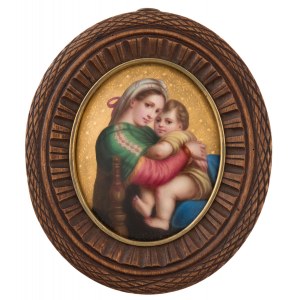 Madonna della seggiola wg Rafaela, k. XIX