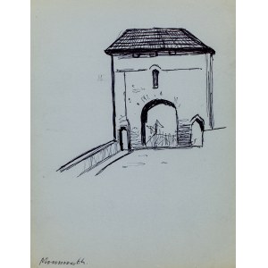 Ludwik MACIĄG (1920-2007), Sketch of the bridge gate at Monmouth