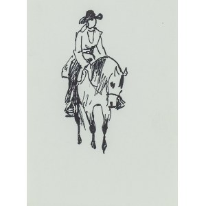 Ludwik MACIĄG (1920-2007), Woman on horseback