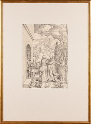 Albrecht DÜRER (1471-1528), Nawiedzenie (z serii Życie Maryi), ok. 1504