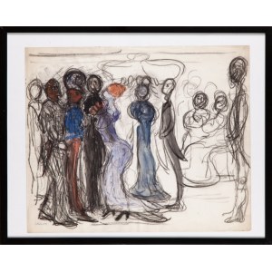 Wlodzimierz SAWULAK (1906-1980), Meeting at the ball