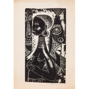 Artist unspecified (20th century), African woman, 1956