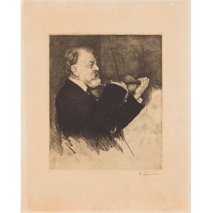 Künstler unbestimmt, monogrammiert FS (19.-20. Jahrhundert), Fiddler