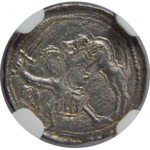 Władysław Wygnaniec, denar, NGC AU58 