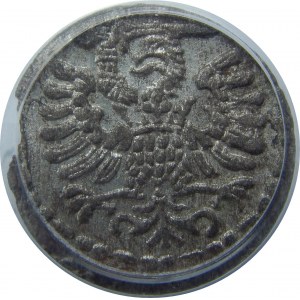 Zygmunt III Waza, Denar 1595, Gdańsk, PCGS MS64