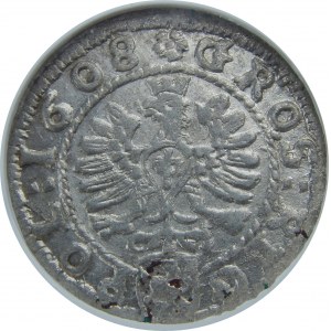 Zygmunt III Waza, Grosz 1608, Kraków, NGC MS62