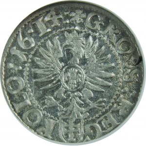Zygmunt III Waza, Grosz 1614, Kraków, NGC MS62