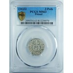 Zygmunt III Waza, Półtorak 1622, Bydgoszcz, PCGS MS63